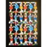 Lámina de cromos troquelados ingleses MLP 753 · Niños con Flores ·