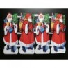 Lámina de cromos troquelados ingleses MLP 786 · Papá Noel ·