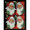 Lámina de cromos troquelados ingleses MLP 787 · Papá Noel ·
