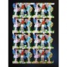 Lámina de cromos troquelados ingleses MLP 838 · Niños con Flores ·