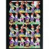 Lámina de cromos troquelados ingleses MLP 849 · Gnomos ·