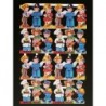 Lámina de cromos troquelados ingleses MLP 850 · Niños ·
