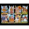 Lámina de cromos troquelados ingleses MLP 1422 · Trajes del Mundo 2 ·