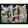 Lámina de cromos troquelados ingleses MLP 1463 · Niños Jugando ·