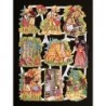Lámina de cromos troquelados alemanes EF 7026 · La casita de chocolate II ·