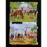 Lámina de cromos troquelados ingleses MLP 1533 · Caballos ·