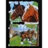 Lámina de cromos troquelados ingleses MLP 1534 · Caballos ·