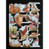 Lámina de cromos troquelados ingleses MLP 1563 · Animales de Granja y Bosque 2 ·