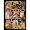 Lámina de cromos troquelados alemanes EF 7028 · Cuentos Tradicionales ·