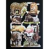 Lámina de cromos troquelados ingleses MLP 1571 · Animales Salvajes 1 ·
