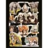 Lámina de cromos troquelados ingleses MLP 1573 · Animales Salvajes 3 ·