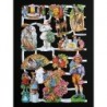 Lámina de cromos troquelados ingleses MLP 1584 · Colección Alistair Allen 1 ·