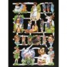 Lámina de cromos troquelados ingleses MLP 1585 · Colección Alistair Allen 2 ·