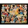 Lámina de cromos troquelados alemanes EF 7031 · Niños Jugando ·