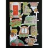 Lámina de cromos troquelados ingleses MLP 1743 · Decoración de Jardín 1 ·