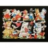 Lámina de cromos troquelados alemanes EF 7033 · Gatitos ·
