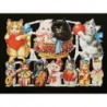 Lámina de cromos troquelados alemanes EF 7034 · Gatitos ·