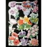 Lámina de cromos troquelados ingleses MLP 1821 · Flores ·