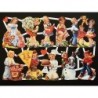 Lámina de cromos troquelados alemanes EF 7036 · Niños Jugando ·