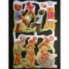 Lámina de cromos troquelados ingleses MLP 1892 · Ositos ·