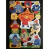 Lámina de cromos troquelados ingleses MLP 1926 · Osito Paddington ·