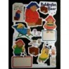 Lámina de cromos troquelados ingleses MLP 1964 · Osito Paddington ·