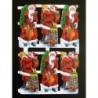 Lámina de cromos troquelados ingleses MLP 1971 · Papá Noel ·