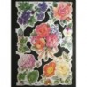 Lámina de cromos troquelados ingleses MLP 1990 · Flores ·
