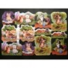 Lámina de cromos troquelados ingleses MLP 2011 · Gatitos Jugando 1 ·
