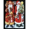 Lámina de cromos troquelados alemanes EF 7050 · Papa Noel ·