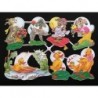 Lámina de cromos troquelados alemanes EF 7056 · Animales ·