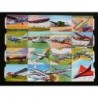 Lámina GIGANTE de cromos troquelados ingleses MLP 1222 · Aeronaves ·