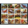Lámina GIGANTE de cromos troquelados ingleses MLP 1443 · Pequeños Animales de Campo ·