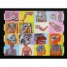 Lámina GIGANTE de cromos troquelados ingleses MLP 1478 · El Cuerpo Humano ·