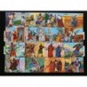 Lámina GIGANTE de cromos troquelados ingleses MLP 1689 · Escenas de la Biblia I ·