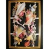 Lámina de cromos troquelados ingleses MLP A 20 · Flores y Plumas ·