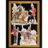 Lámina de cromos troquelados ingleses MLP A 35 · Soldados ·