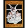 Lámina de cromos troquelados ingleses MLP A 40 · Angeles Músicos ·