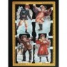 Lámina de cromos troquelados ingleses MLP A 51 · Niños en la Nieve ·