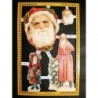 Lámina de cromos troquelados ingleses MLP A 55 · Papá Noel ·