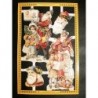 Lámina de cromos troquelados ingleses MLP A 57 · Papá Noel ·