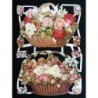 Lámina de cromos troquelados alemanes EF 7065 · Rosas ·