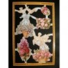 Lámina de cromos troquelados ingleses MLP A 94 · Flores y Aves ·