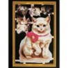 Lámina de cromos troquelados ingleses MLP A 119 · Gatos ·