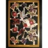 Lámina de cromos troquelados ingleses MLP A 123 · Mariposas y Flores ·
