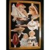 Lámina de cromos troquelados ingleses MLP A 163 · Niños Jugando a Marineros ·