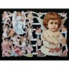 Lámina de cromos troquelados alemanes EF 7072 · Angeles ·
