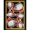 Lámina de cromos troquelados ingleses MLP A 179 · Papá Noel ·
