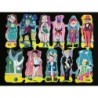 Lámina de cromos troquelados españoles · EVA nº 145 · con Brillo y Relieve.