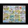 Lámina de cromos SIN TROQUELAR españoles · EVA nº 119 ·